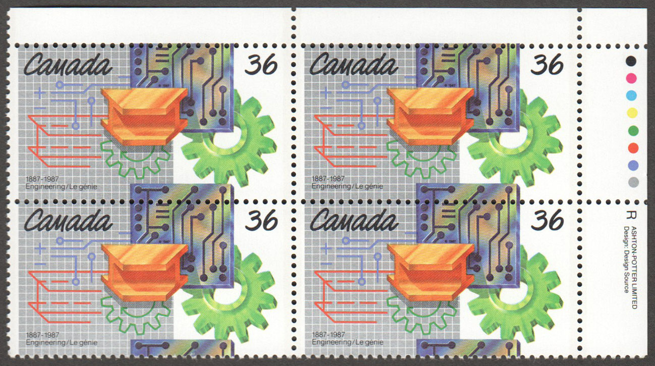 Canada Scott 1134 MNH PB UR (A9-2) - Click Image to Close